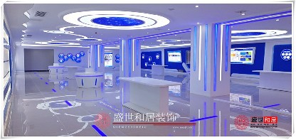 合肥科技風展廳裝修案例